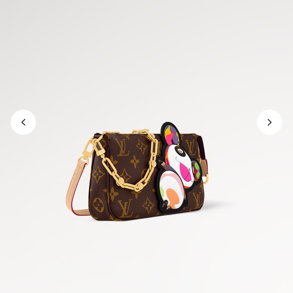 Louis Vuitton Brown Monogram Bag with Colorful Design - Picture 8 of 16